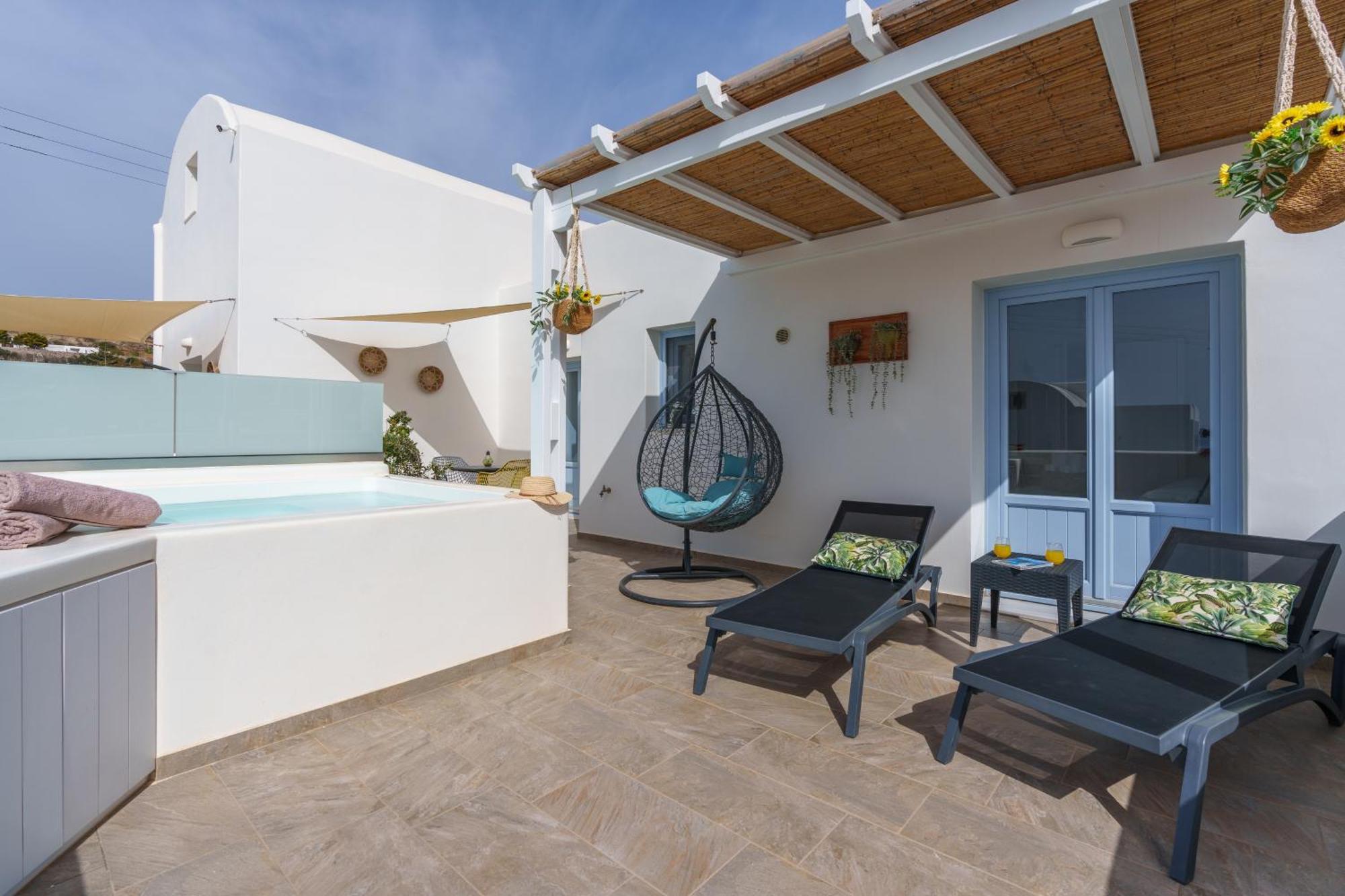 Santorossa Luxury Villas Emporio  Bagian luar foto